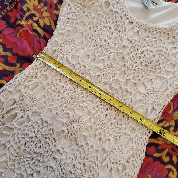 Vintage 70s one of a kind crochet dress - Picture 8 of 16